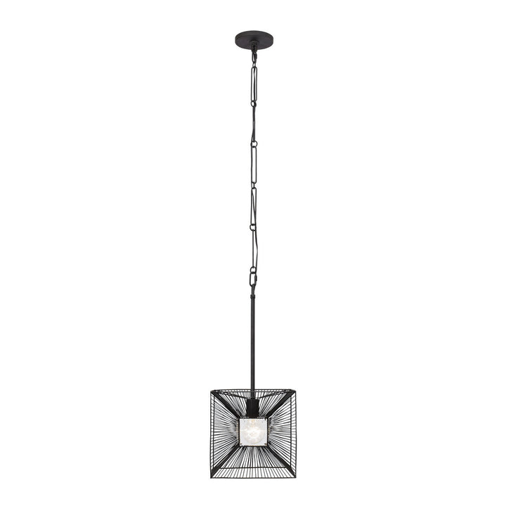 Varaluz Arcade 366P01CB Pendant Light - Carbon