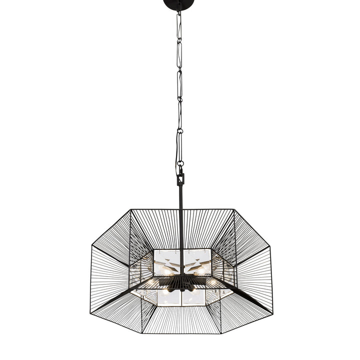 Varaluz Arcade 366P06CB Pendant Light - Carbon