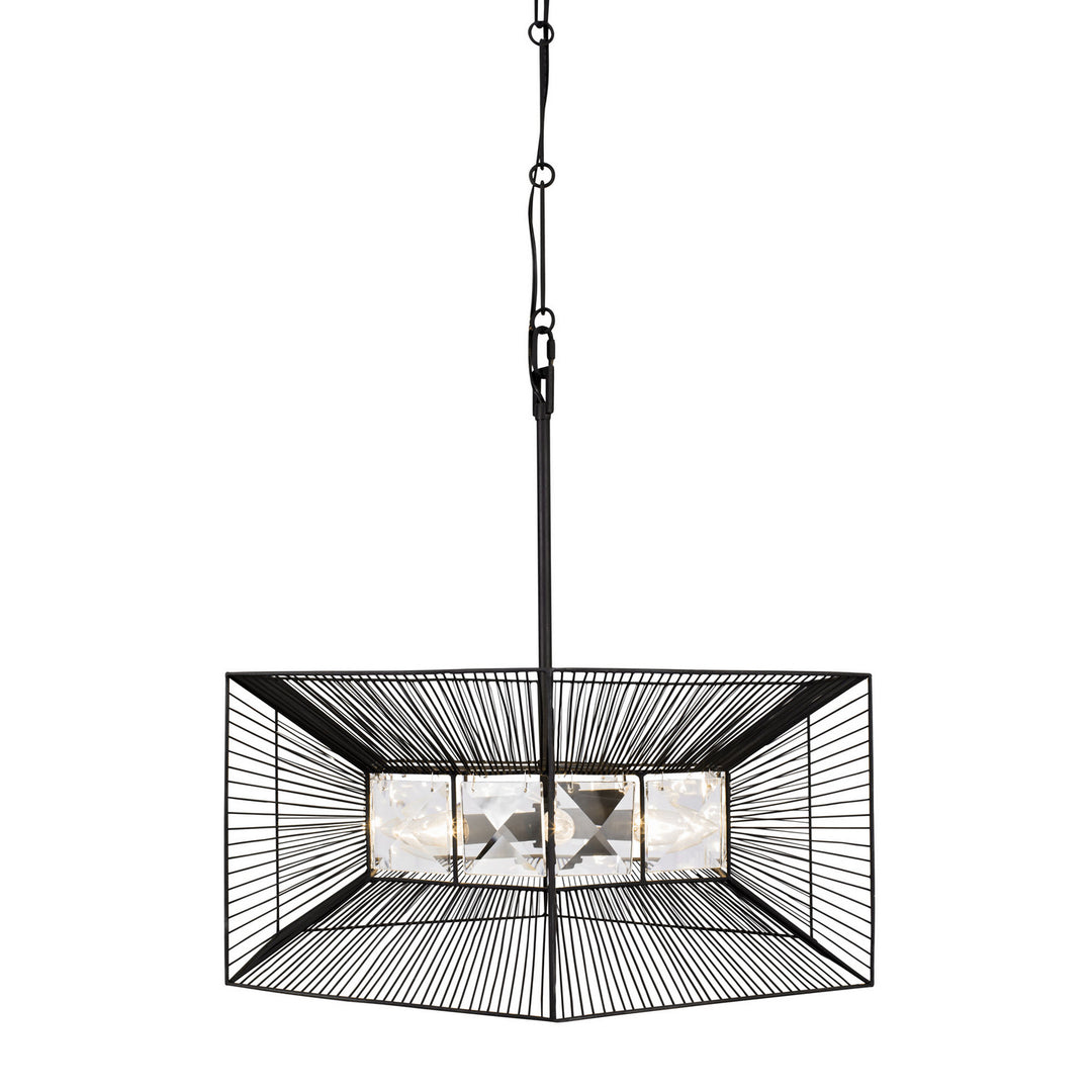 Varaluz Arcade 366P06CB Pendant Light - Carbon