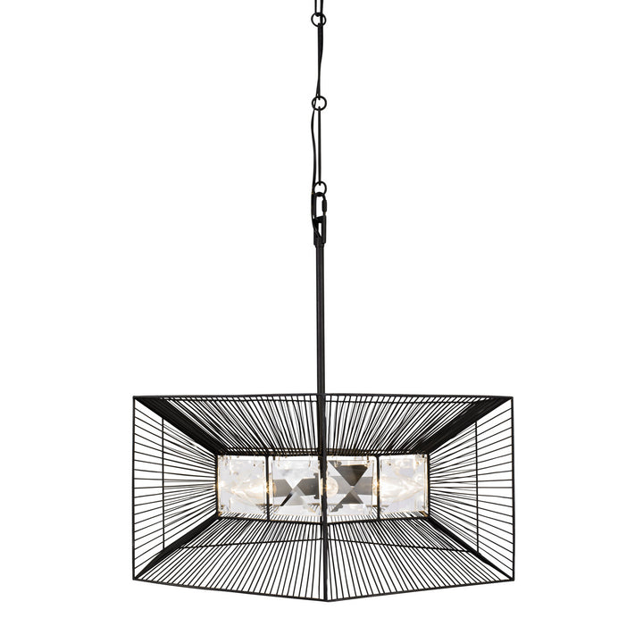 Varaluz Arcade 366P06CB Pendant Light - Carbon