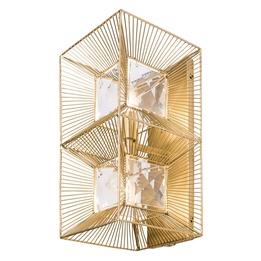 Varaluz Arcade 366W02FG Wall Sconce Light - French Gold