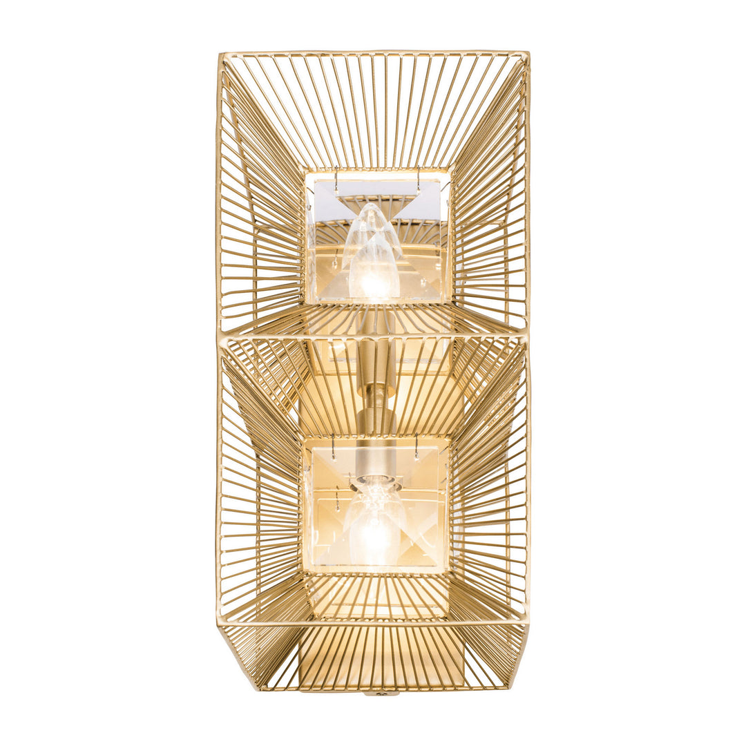 Varaluz Arcade 366W02FG Wall Sconce Light - French Gold