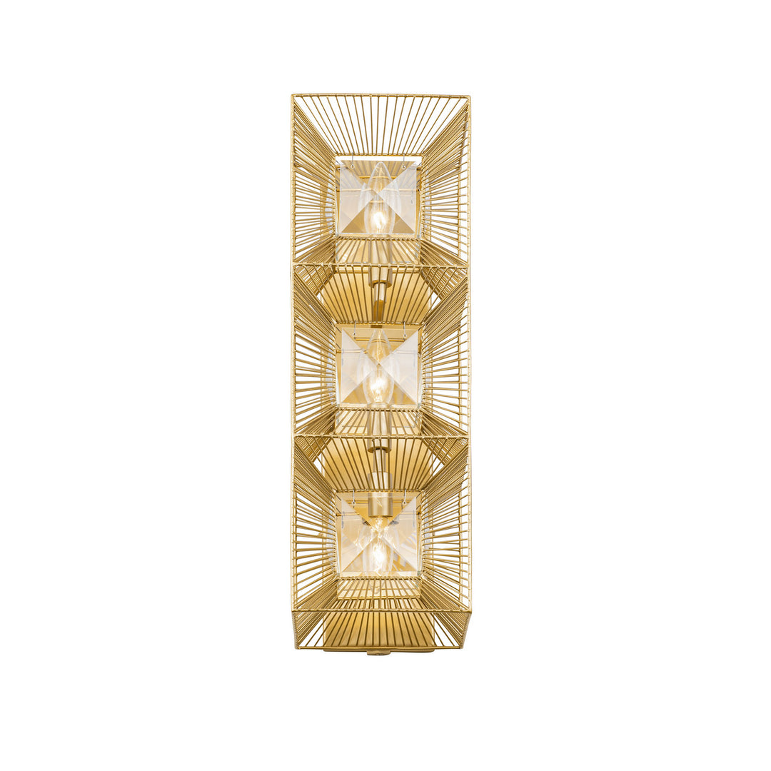 Varaluz Arcade 366W03FG Wall Sconce Light - French Gold