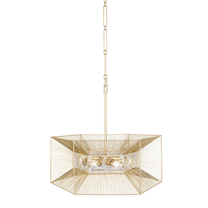 Varaluz Arcade 366P06FG Pendant Light - French Gold