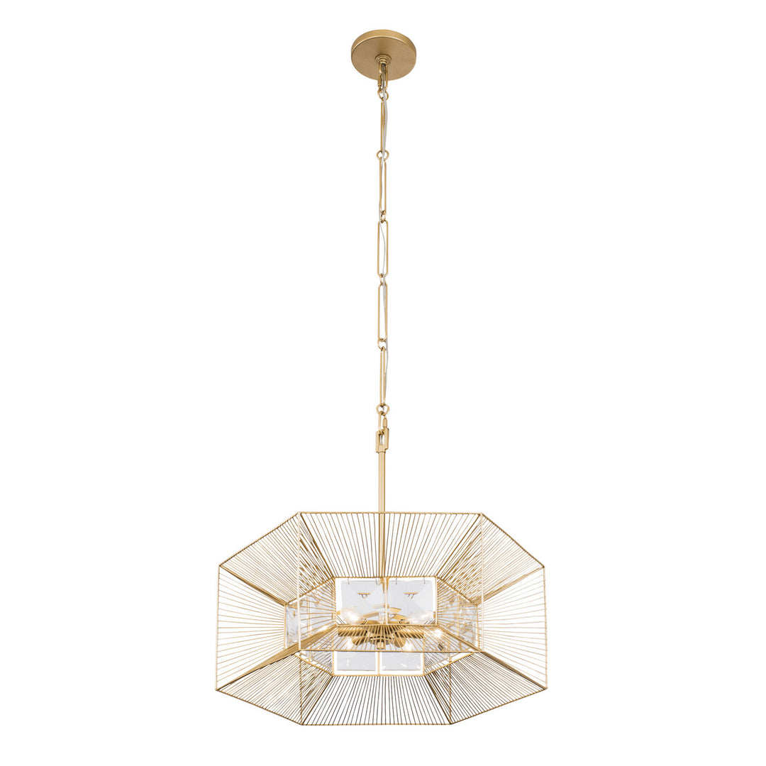 Varaluz Arcade 366P06FG Pendant Light - French Gold