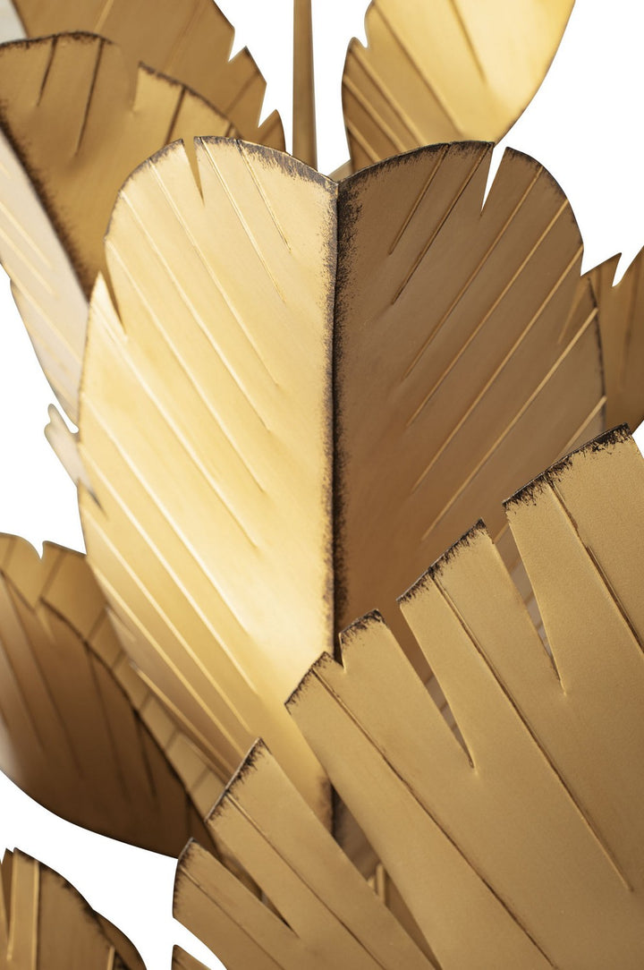 Varaluz Banana Leaf 901C12GO Chandelier Light - Gold