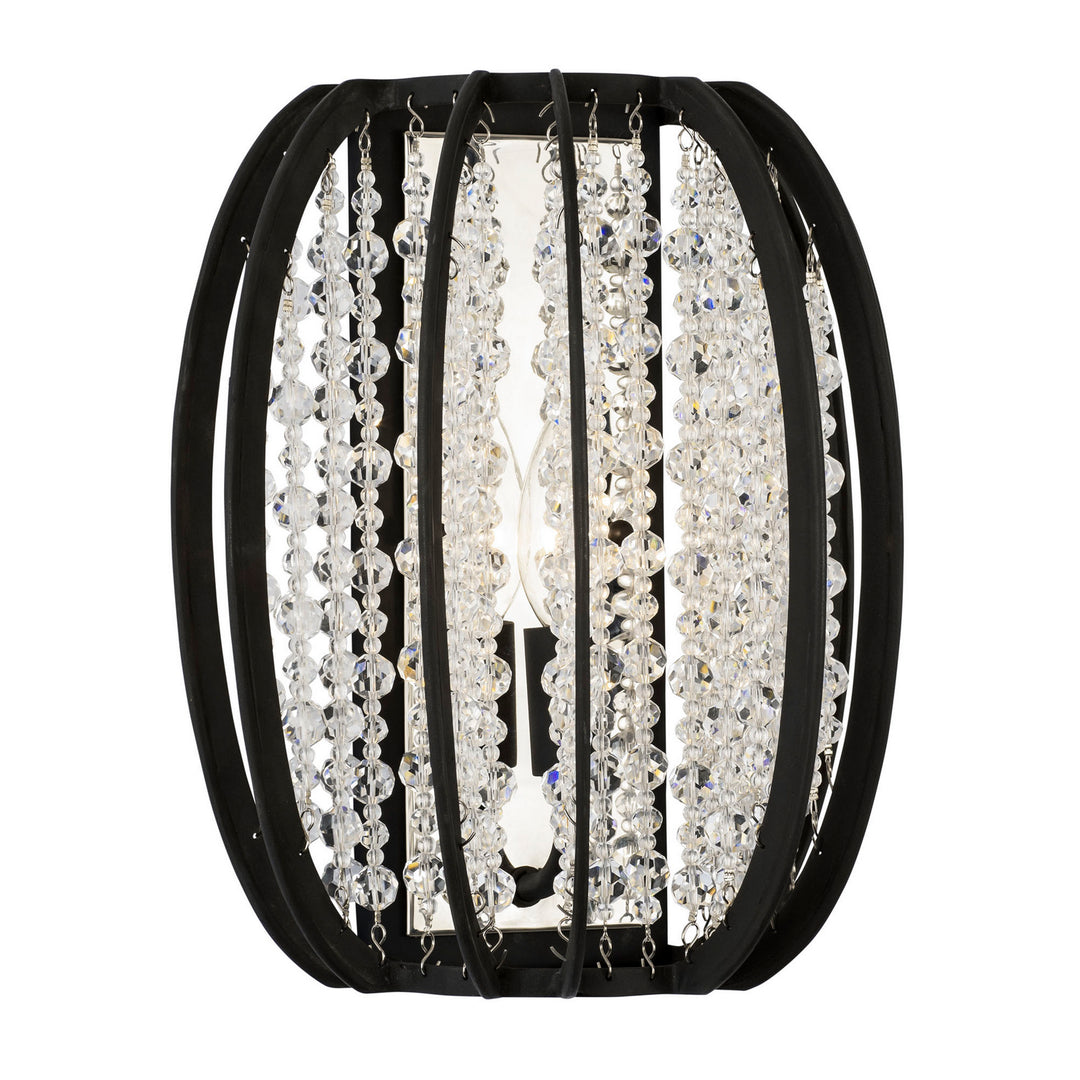 Varaluz Caesar 367W01CB Wall Sconce Light - Carbon