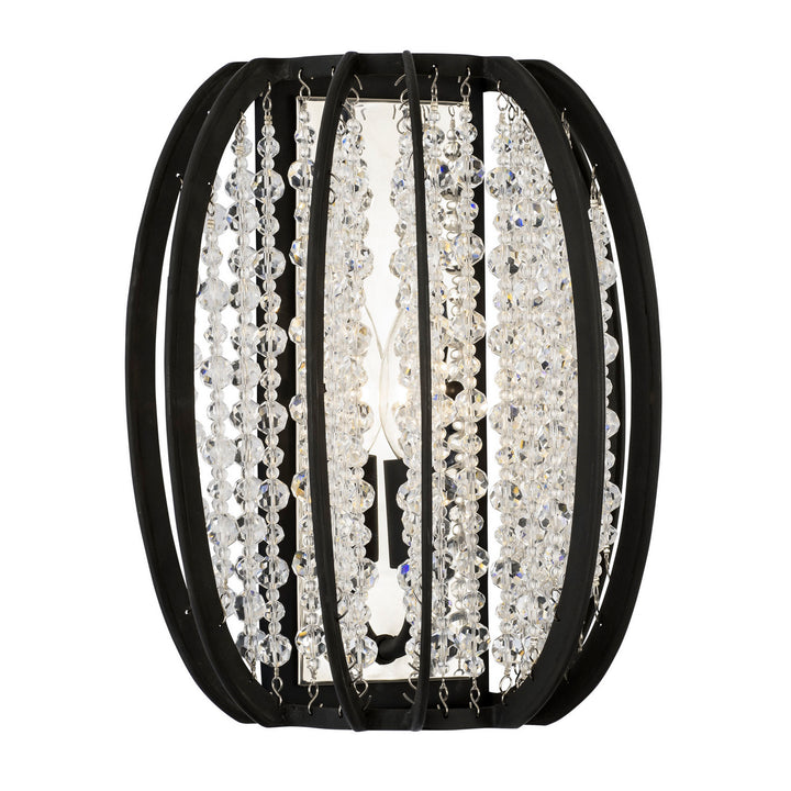 Varaluz Caesar 367W01CB Wall Sconce Light - Carbon