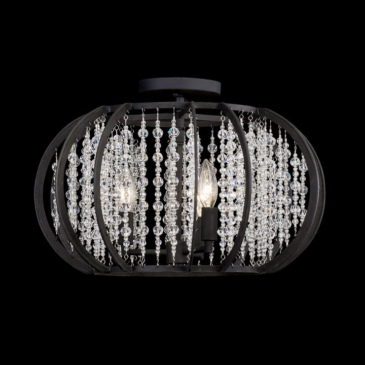 Varaluz Caesar 367S03CB Ceiling Light - Carbon