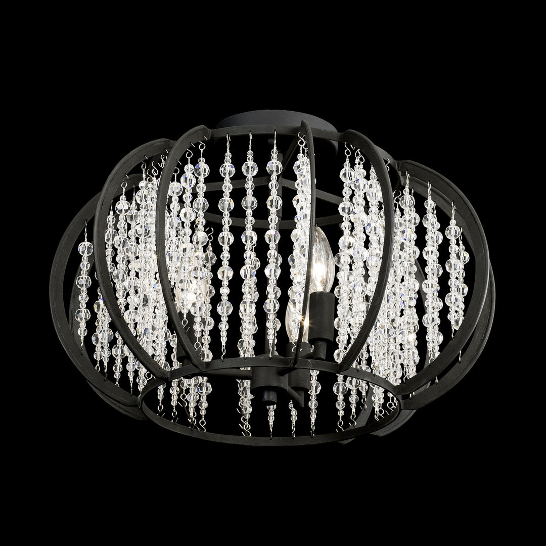 Varaluz Caesar 367S03CB Ceiling Light - Carbon