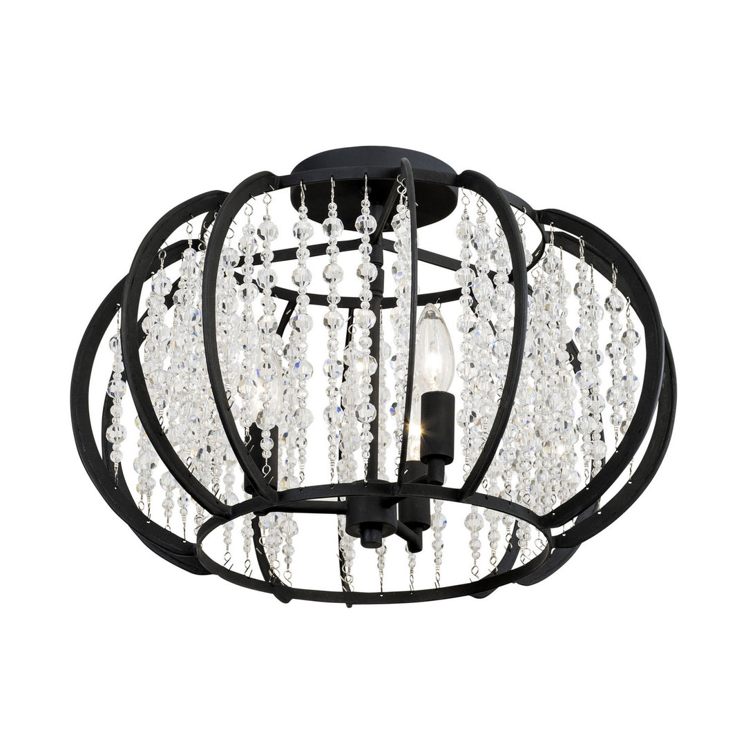 Varaluz Caesar 367S03CB Ceiling Light - Carbon