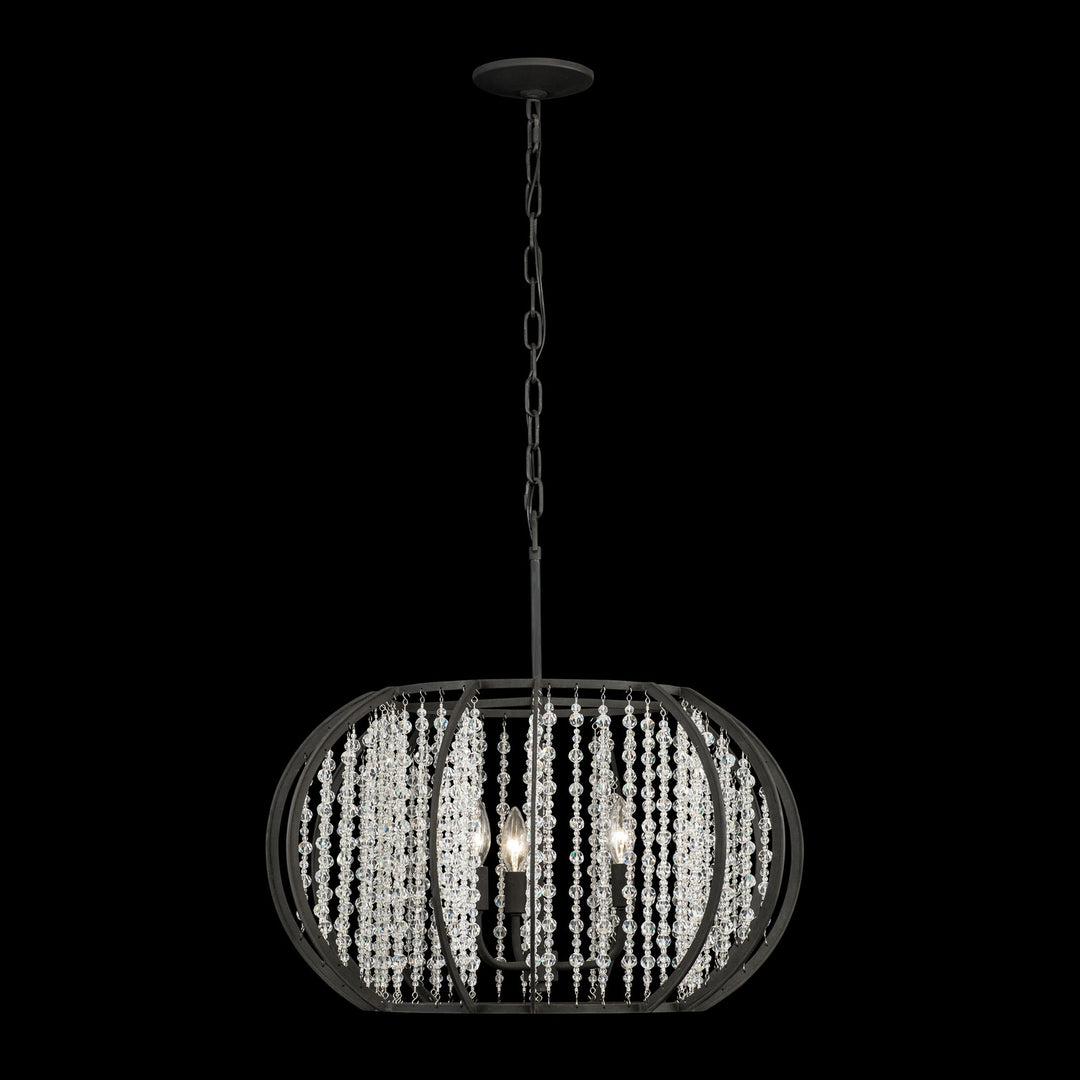 Varaluz Caesar 367P03CB Chandelier Light - Carbon