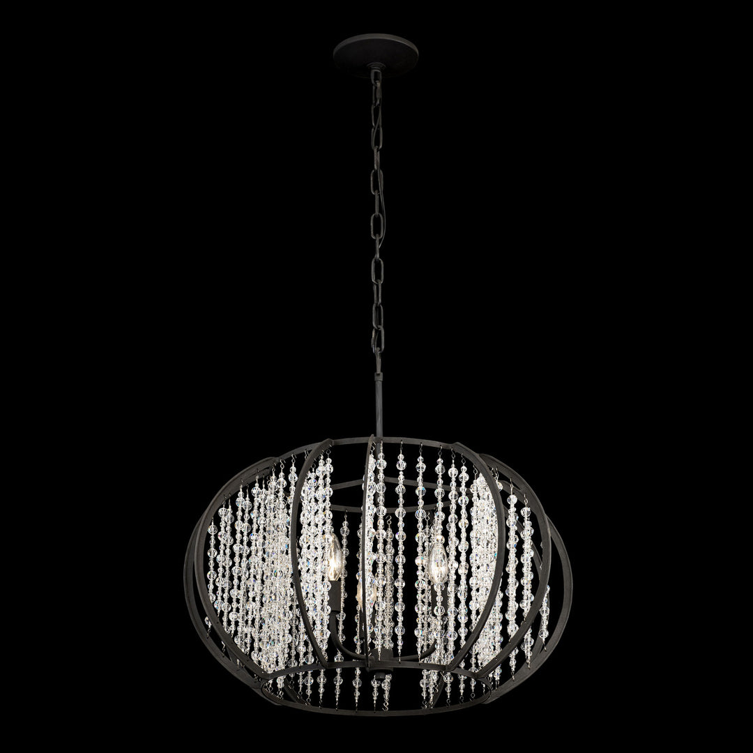 Varaluz Caesar 367P03CB Chandelier Light - Carbon