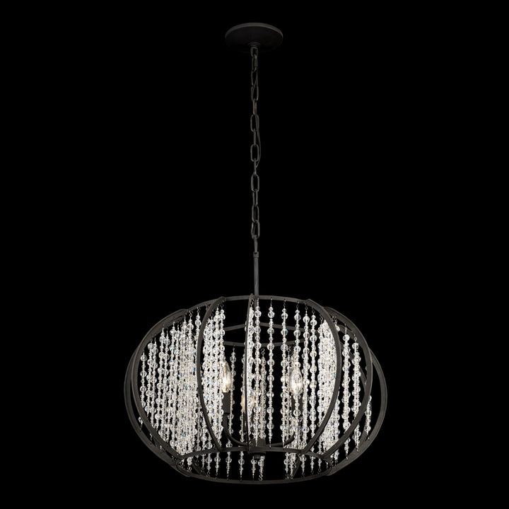 Varaluz Caesar 367P03CB Chandelier Light - Carbon