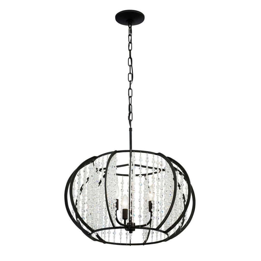 Varaluz Caesar 367P03CB Chandelier Light - Carbon