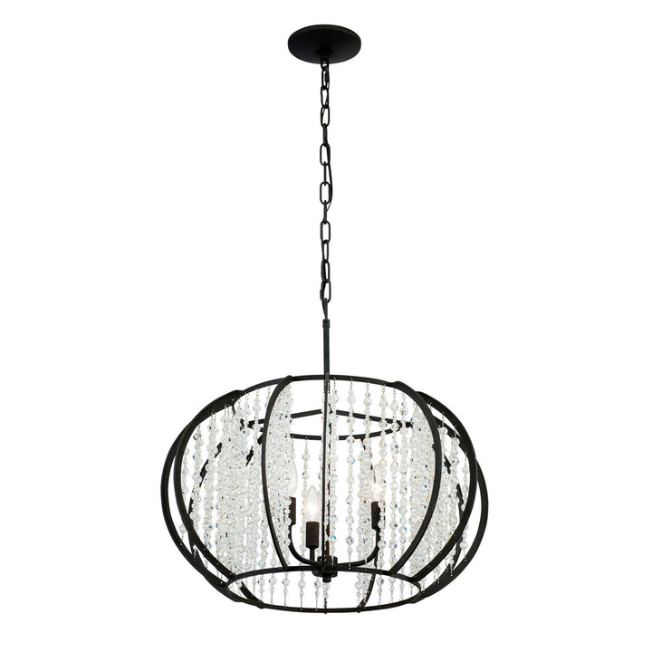 Varaluz Caesar 367P03CB Chandelier Light - Carbon