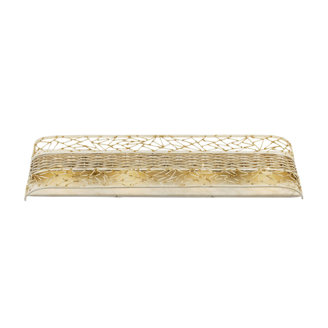 Varaluz Cayman 362B04CW Bath Vanity Light 32 in. wide - Country White