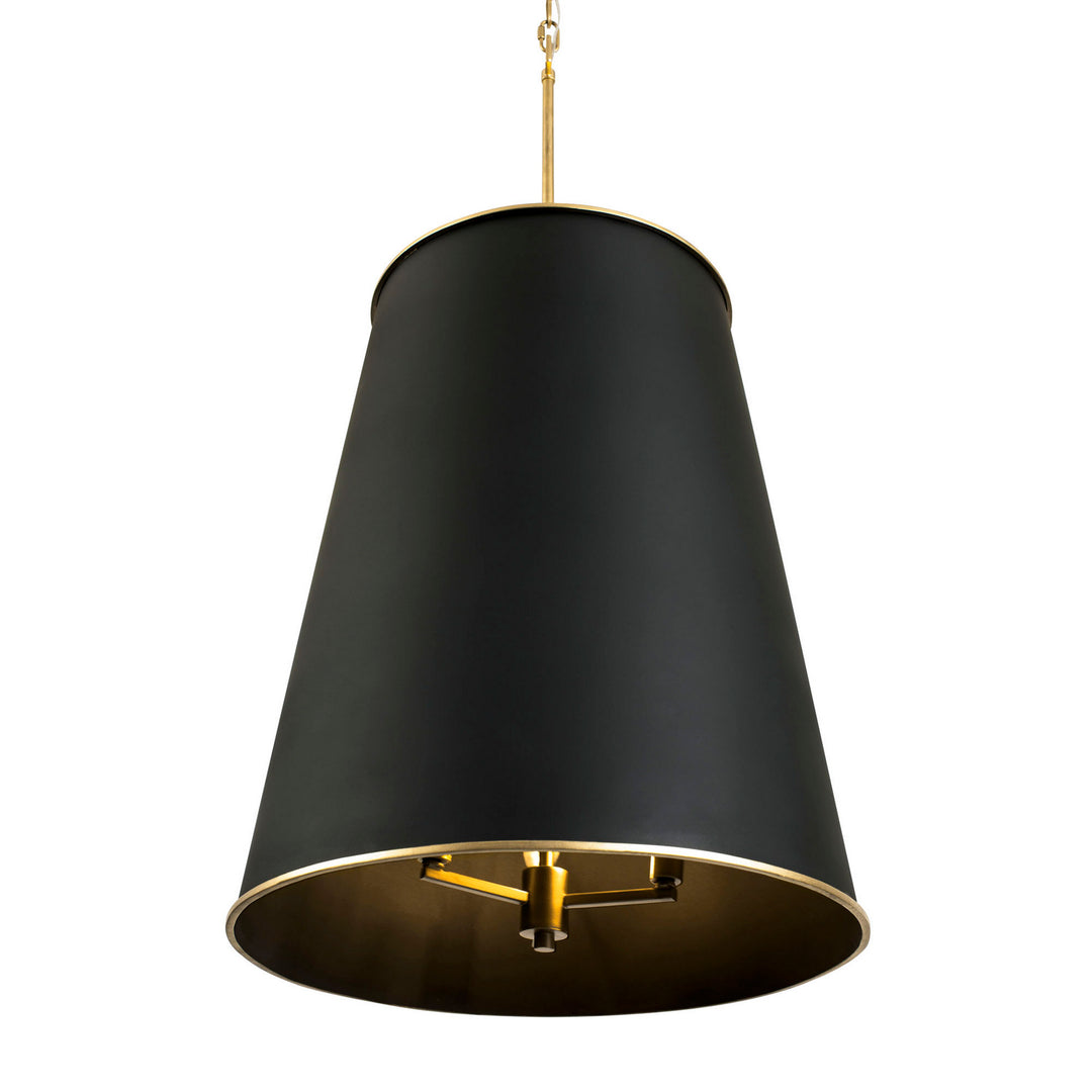 Varaluz Coco 364F09MBFG Pendant Light - Matte Black/French Gold