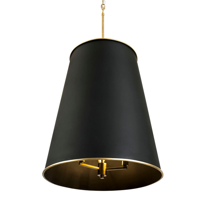 Varaluz Coco 364F09MBFG Pendant Light - Matte Black/French Gold