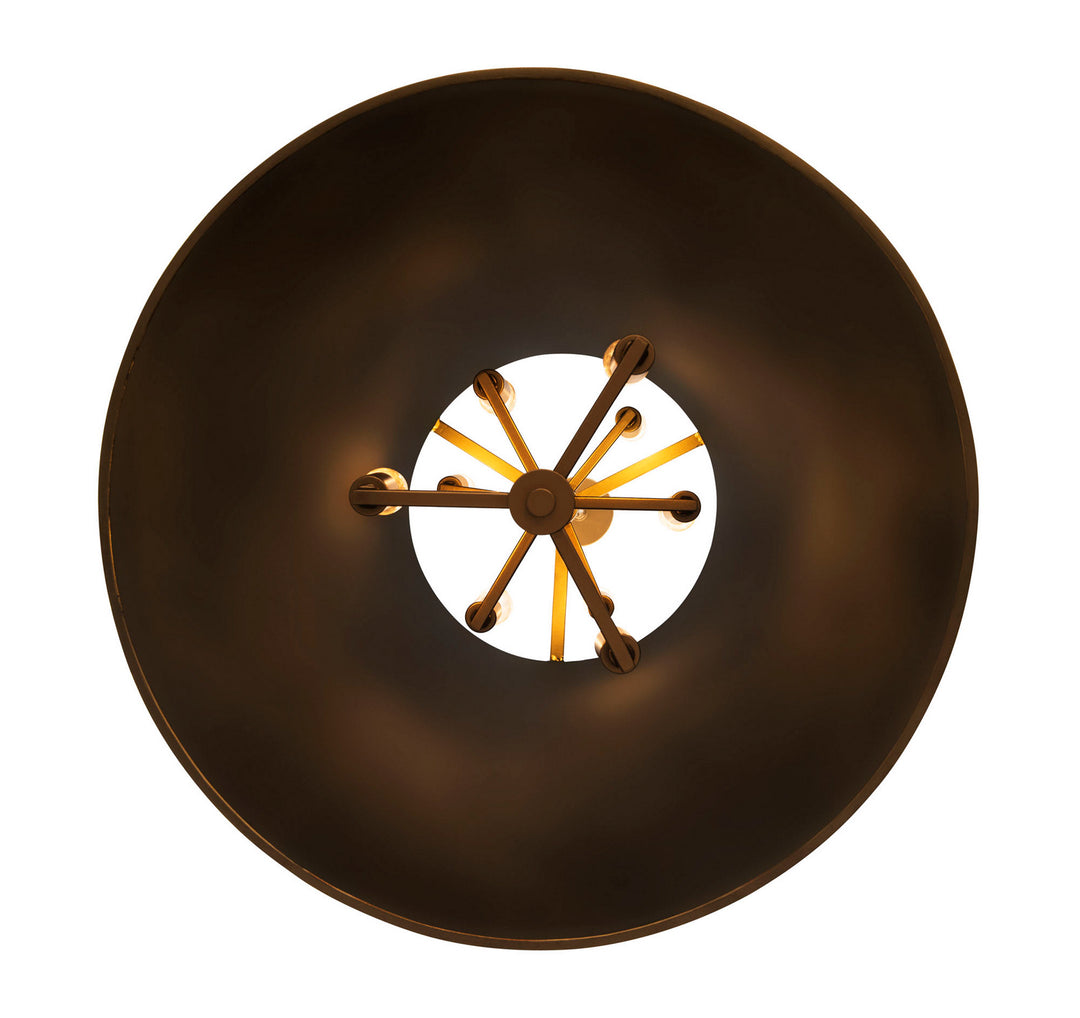 Varaluz Coco 364F09MBFG Pendant Light - Matte Black/French Gold