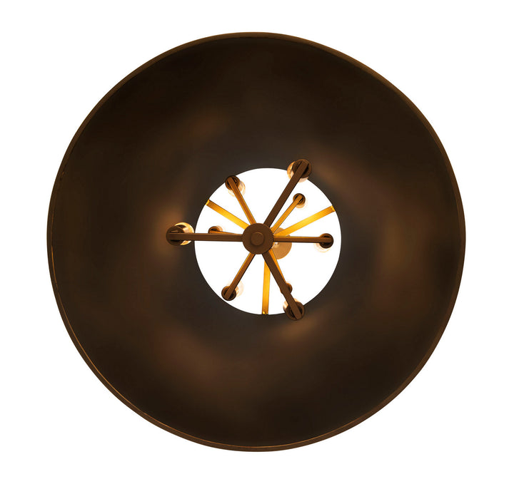 Varaluz Coco 364F09MBFG Pendant Light - Matte Black/French Gold
