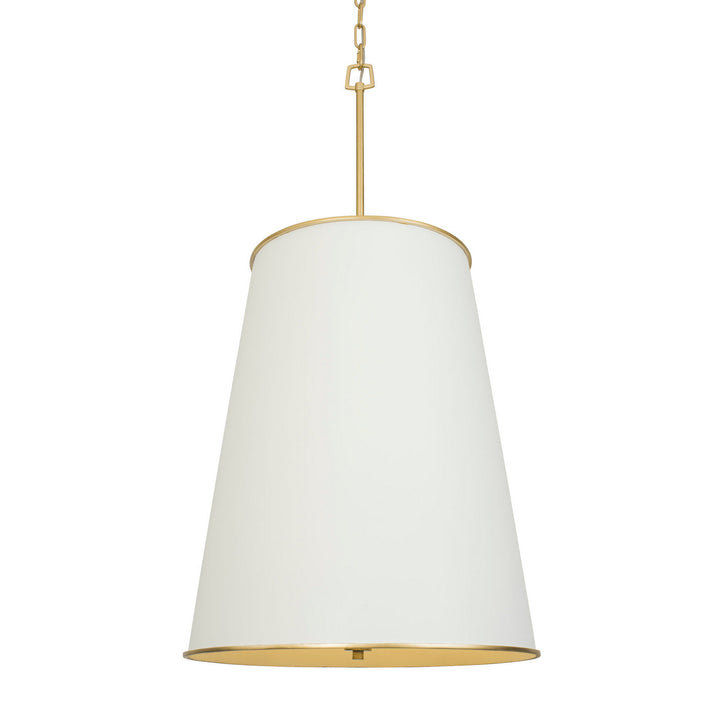 Varaluz Coco 364F09MWFG Pendant Light - Matte White/French Gold