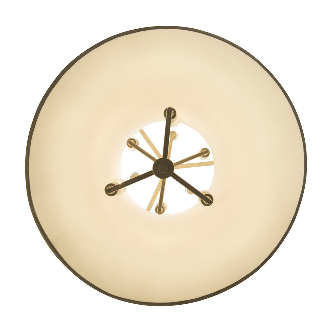 Varaluz Coco 364F09MWFG Pendant Light - Matte White/French Gold