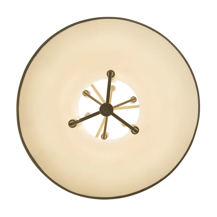 Varaluz Coco 364F09MWFG Pendant Light - Matte White/French Gold