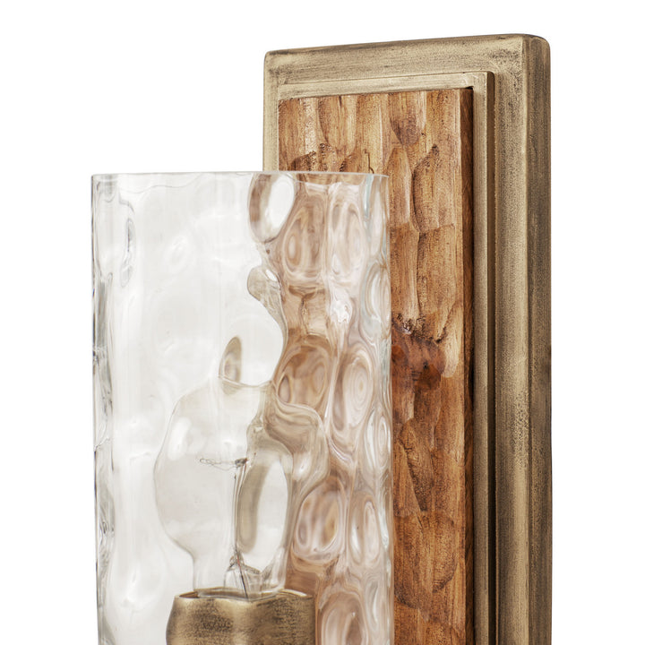Varaluz Hammer Time 371W01HGC Wall Sconce Light - Havana Gold/Cinnamon