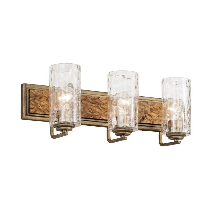 Varaluz Hammer Time 371B03HGC Bath Vanity Light 25 in. wide - Havana Gold/Cinnamon