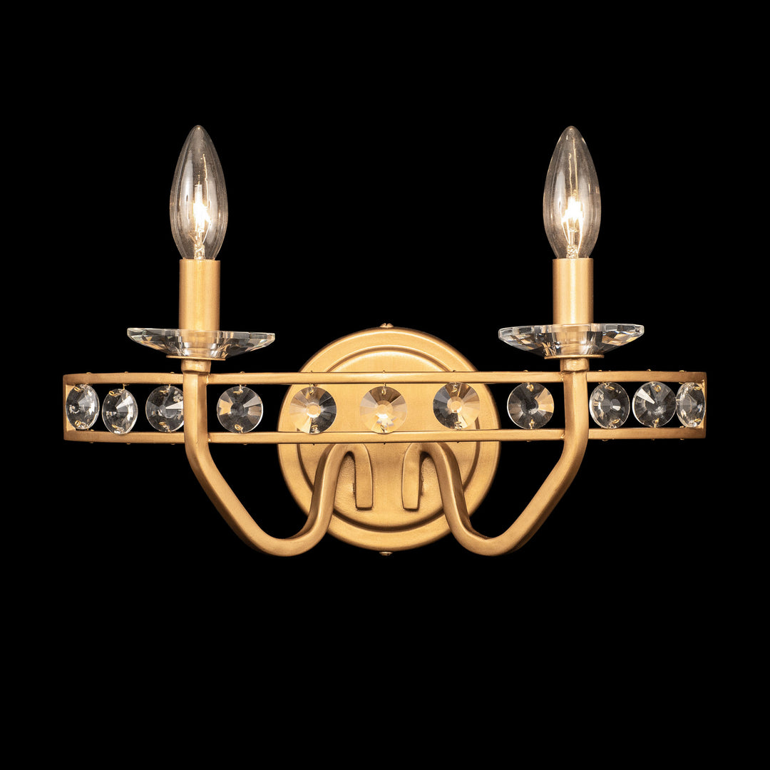 Varaluz Monroe 363B02AG Wall Sconce Light - Antique Gold