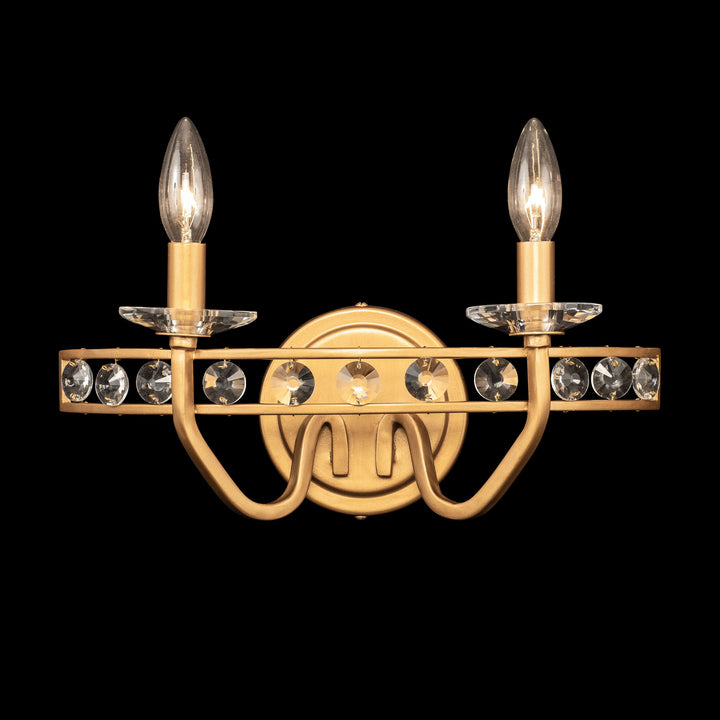 Varaluz Monroe 363B02AG Wall Sconce Light - Antique Gold