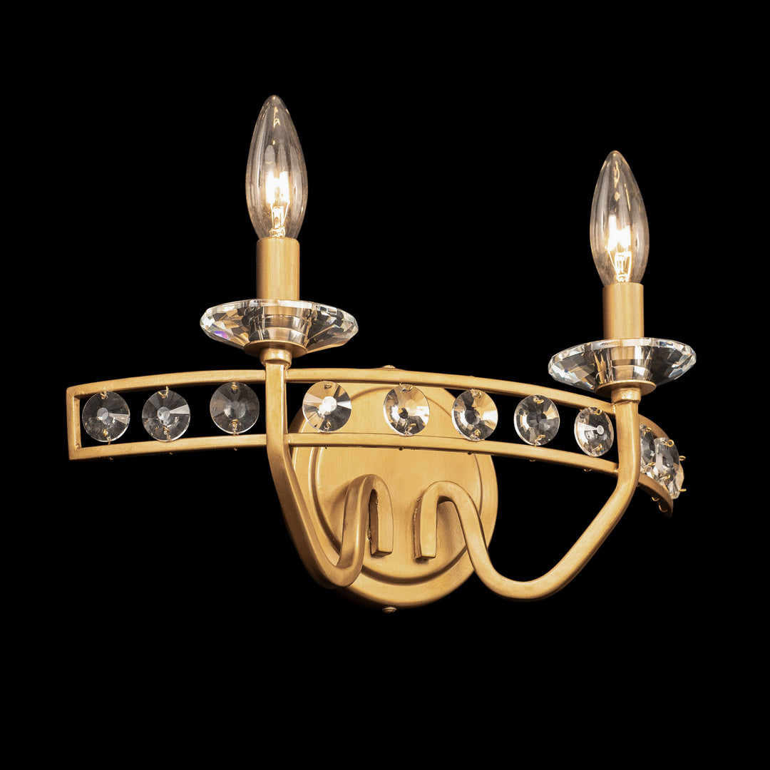 Varaluz Monroe 363B02AG Wall Sconce Light - Antique Gold
