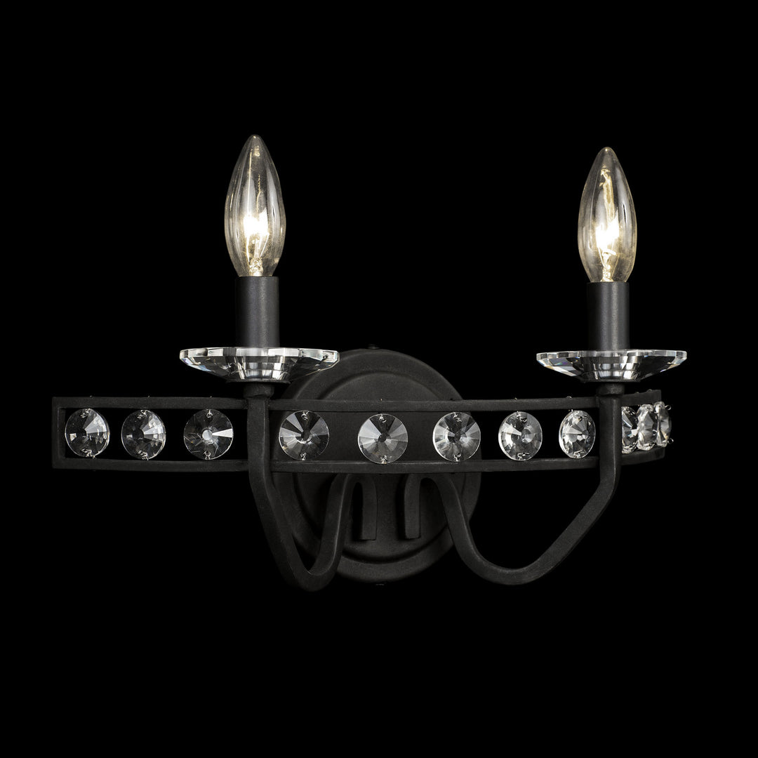 Varaluz Monroe 363B02CB Wall Sconce Light - Carbon