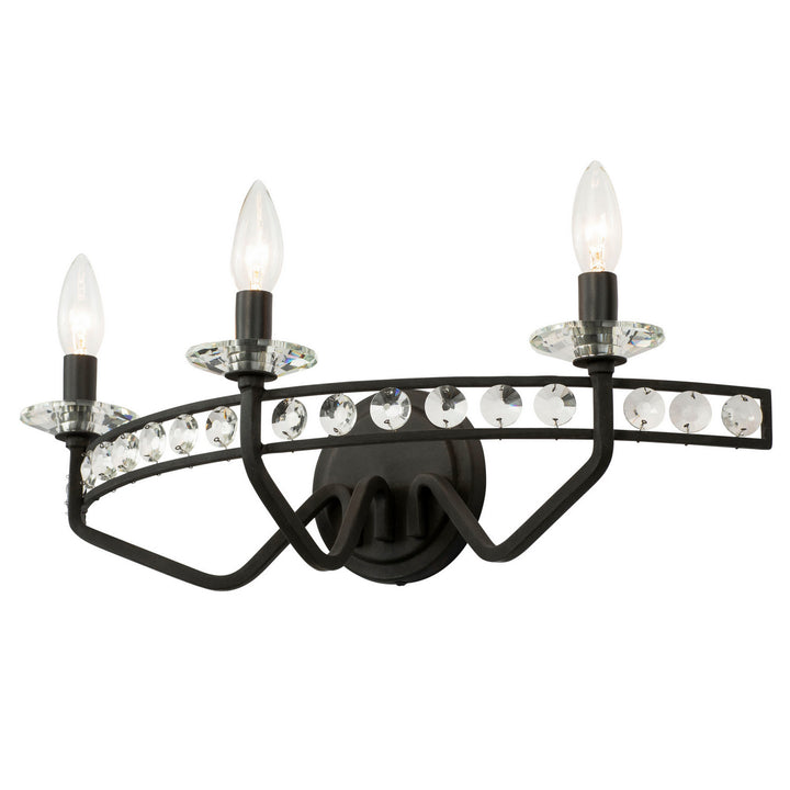 Varaluz Monroe 363B03CB Bath Vanity Light 22 in. wide - Carbon