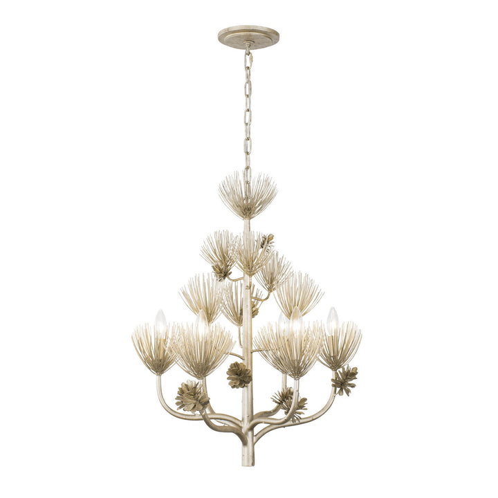 Varaluz Pinion 365C06ZG Chandelier Light - Zen Gold