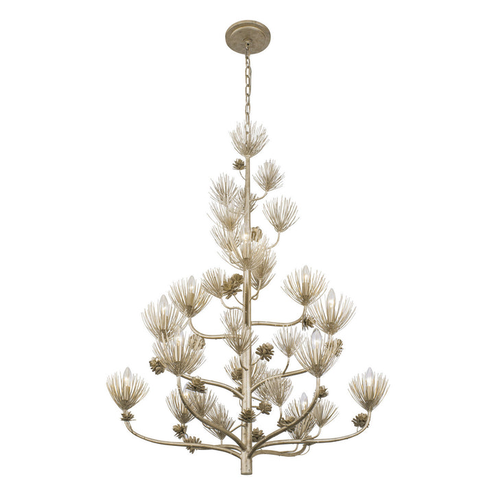Varaluz Pinion 365C12ZG Chandelier Light - Zen Gold