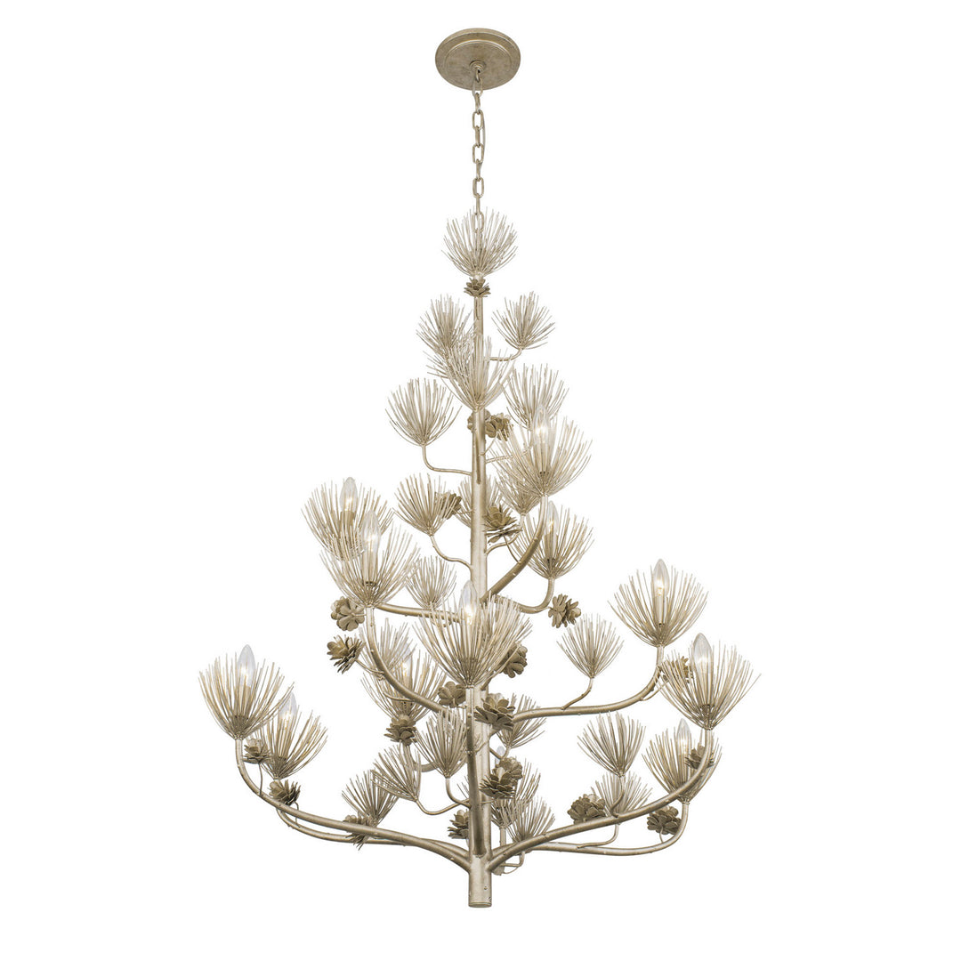 Varaluz Pinion 365C12ZG Chandelier Light - Zen Gold