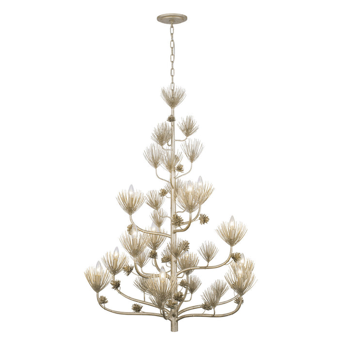 Varaluz Pinion 365C12ZG Chandelier Light - Zen Gold