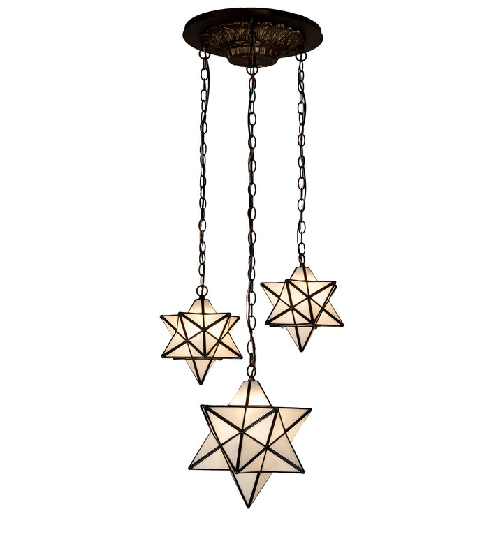 Meyda Tiffany Moravian Star 239858 Pendant Light - Antique Copper
