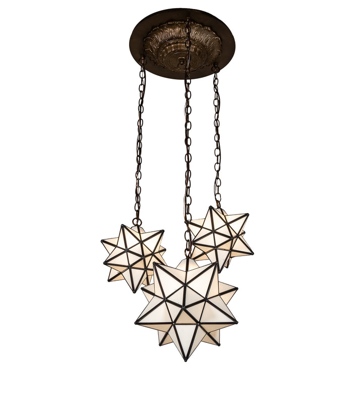 Meyda Tiffany Moravian Star 239858 Pendant Light - Antique Copper