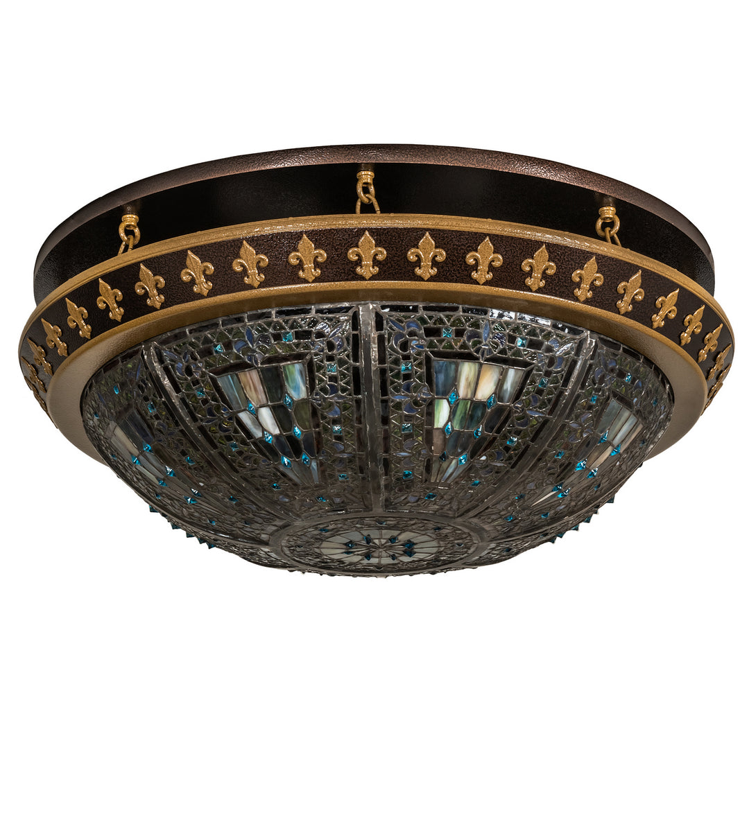 Meyda Tiffany Fleur-De-Lis 244486 Ceiling Light