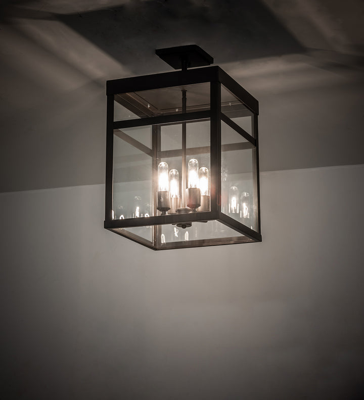 Meyda Tiffany Quadrato 246442 Ceiling Light - Wrought Iron
