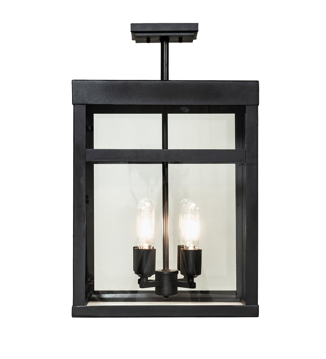 Meyda Tiffany Quadrato 246442 Ceiling Light - Wrought Iron