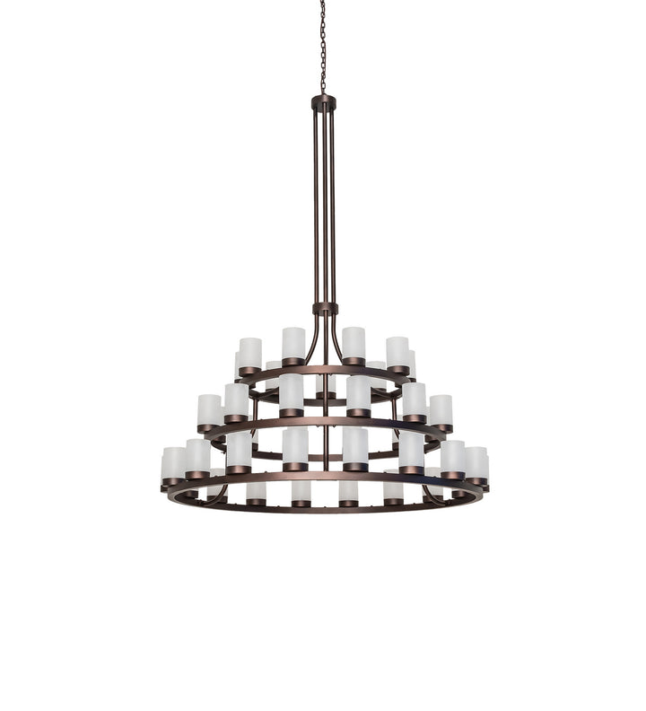 Meyda Tiffany Loxley 247337 Chandelier Light - Mahogany Bronze