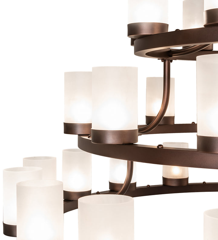 Meyda Tiffany Loxley 247337 Chandelier Light - Mahogany Bronze