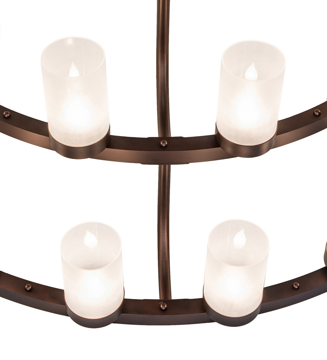 Meyda Tiffany Loxley 247337 Chandelier Light - Mahogany Bronze