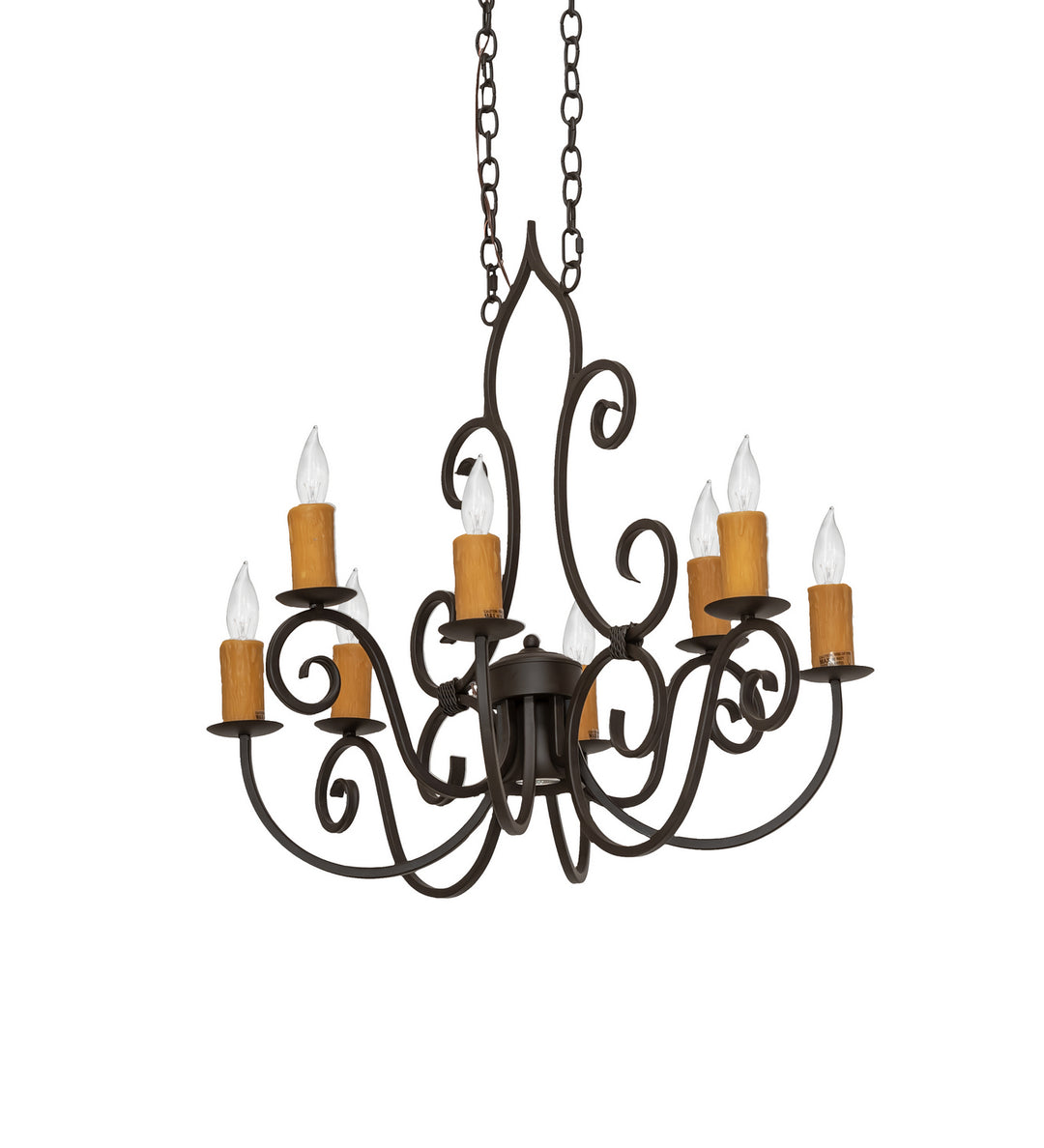 Meyda Tiffany Clifton 252470 Chandelier Light - Oil Rubbed Bronze