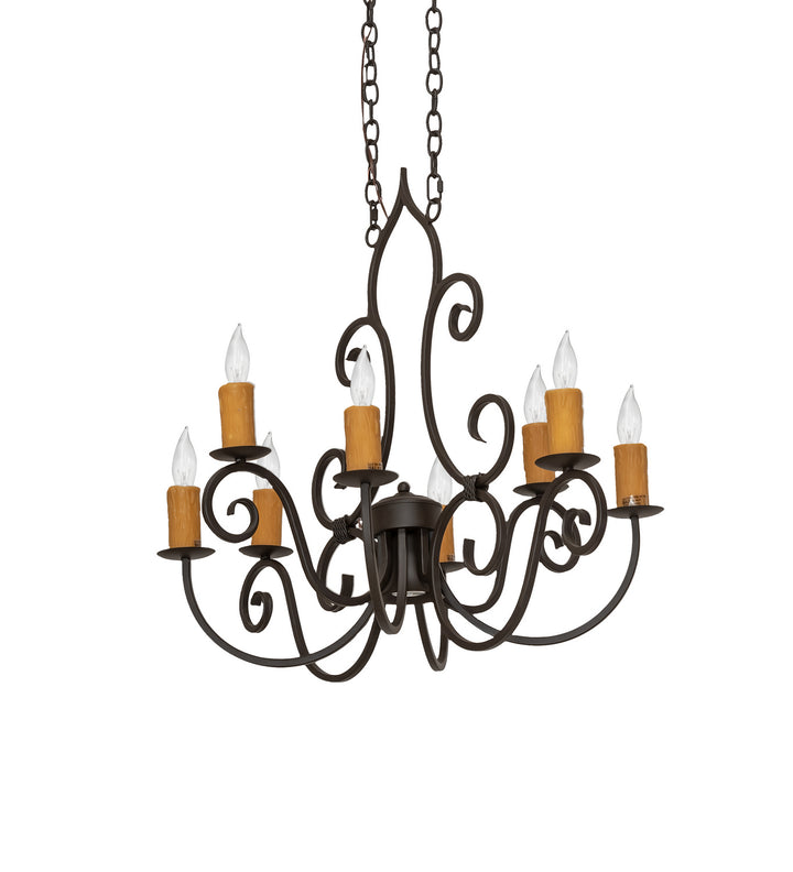 Meyda Tiffany Clifton 252470 Chandelier Light - Oil Rubbed Bronze