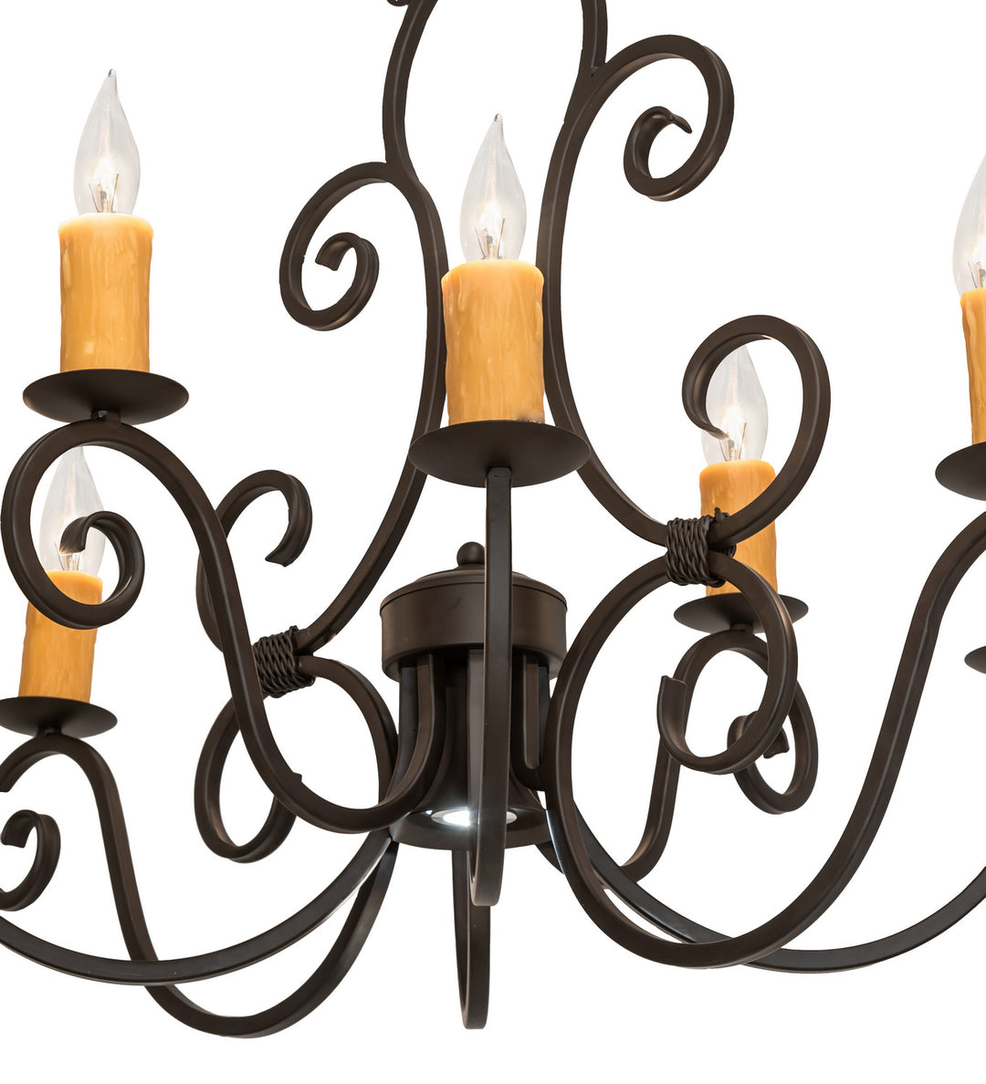 Meyda Tiffany Clifton 252470 Chandelier Light - Oil Rubbed Bronze